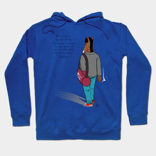 Bojack - I need help Hoodie by GmYiyo